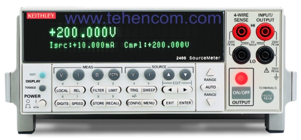 Keithley 2400 and 2400-C 6.5 Digit Calibrator Series