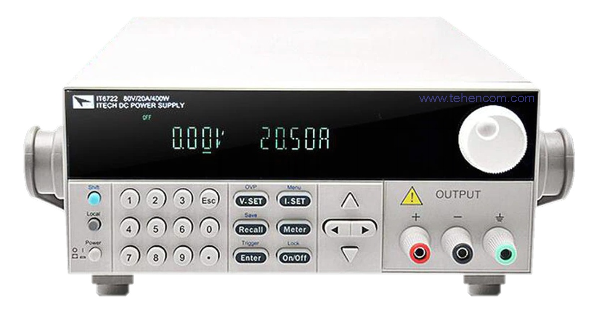 ITECH IT6700H series typical laboratory power supply (400 W)