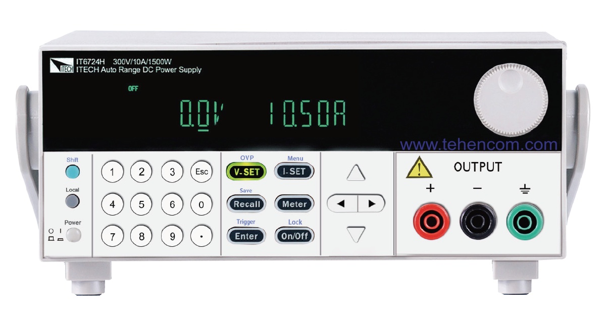 ITECH IT6700H series typical high voltage laboratory power supply (from 300 V)