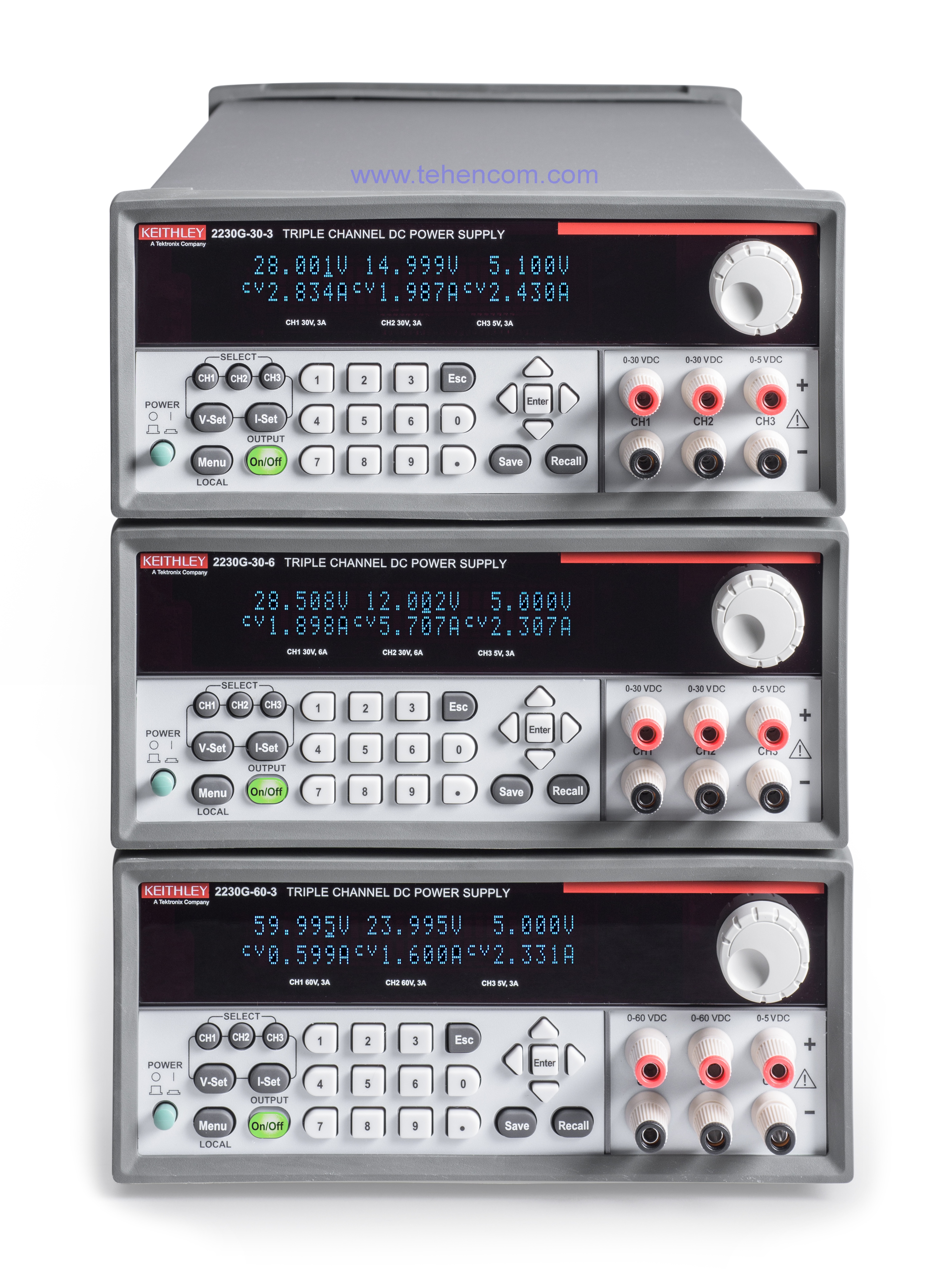Keithley 2230-30-6 – linear laboratory power supply with galvanic isolation